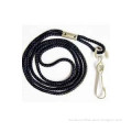 Black Round Lanyards with Swivel Hook